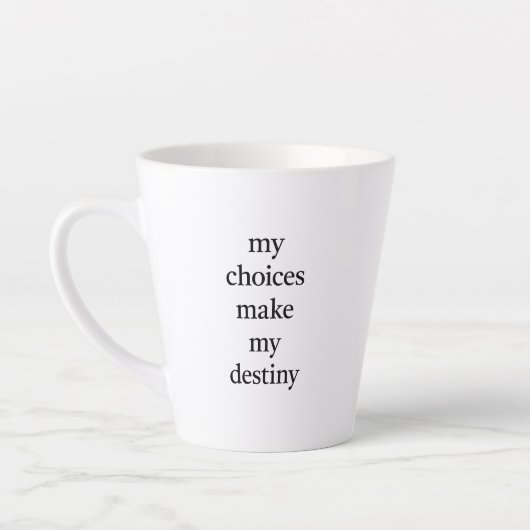 Mijn Bestemming Latte Mok (Links)