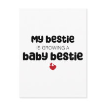Mijn bestie groeit een baby bestie