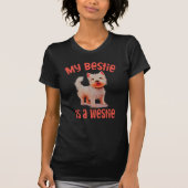 Mijn Bestie is een Westie T-shirt (Voorkant)