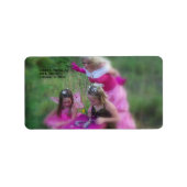 Mijn betoverende bezoek etiket (Voorkant)