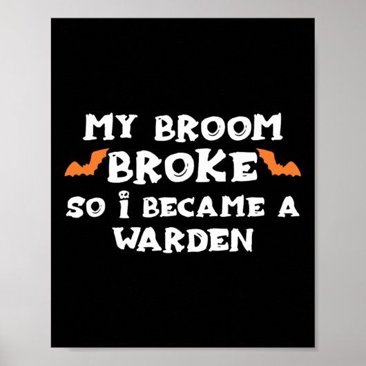 Mijn bezem brak dus ik werd een bewaker van Hallow Poster (Voorkant)