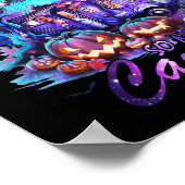 Mijn bezem brak dus nu ga ik kamperen Halloween fa Poster (Hoek)