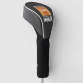 Mijn Bezem Brak Verpleegster Halloween Golfheadcover (Schuin)