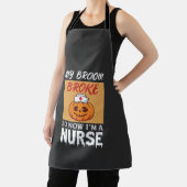 Mijn Bezem Brak Verpleegster Halloween Schort (Insitu)