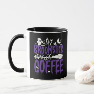 Mijn Bezemsteel Draait Op Koffie Heks Bezem Hallow Mok