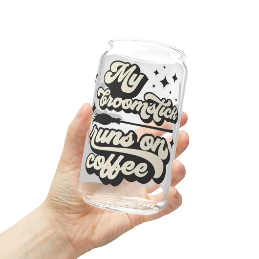 Mijn bezemsteel loopt op de Mok van de koffie, Hal Blikvorm Glas