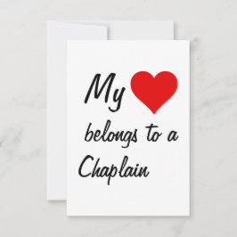 Mijn bezit aan een Kaart van de Chaplain