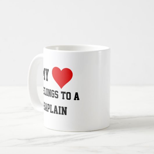 Mijn bezit aan een Mok van de Chaplain (Voorkant links)