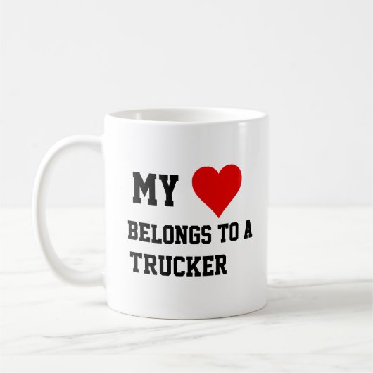 Mijn bezit aan een trucker Mok (Links)