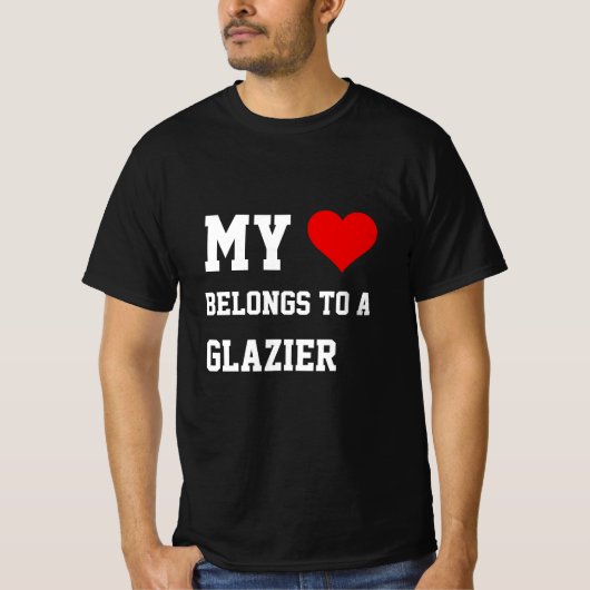 Mijn bezit is een Glazier T-shirt (Voorkant)