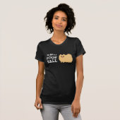 Mijn BFF is een Pommeren Poof Ball | Cute Funny Do T-shirt (Voorkant volledig)