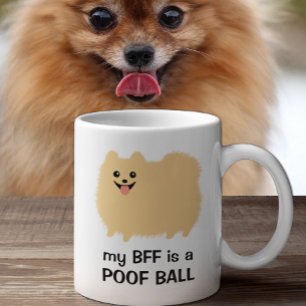 Mijn BFF is een Poof Ball - Grappig Pomeranian Des Koffiemok