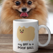 Mijn BFF is een Poof Ball - Grappig Pomeranian Des