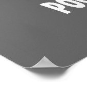 Mijn BFF is een POOF BALL Pommeren -  Poster (Hoek)