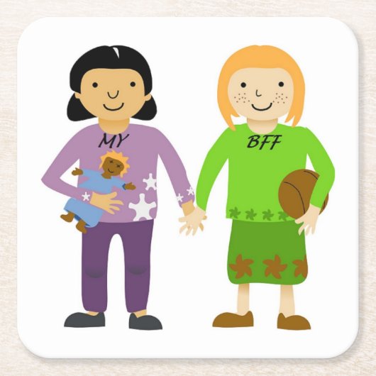 MIJN BFF KARTONNEN ONDERZETTERS (Voorkant)