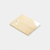 Mijn Bichon Ate mijn thuiswerk Post-it® Notes (Schuin)