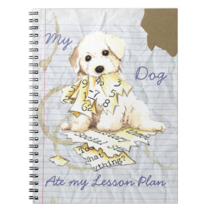 Mijn Bichon Frise Ate Mijn Lesson Plan Notitieboek