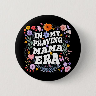 Mijn Bidden Mama Era Christelijk Jesus Mama Mama M Ronde Button 5,7 Cm