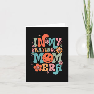 Mijn Bidden Mama Era Religieuze Moeder Christelijk Kaart