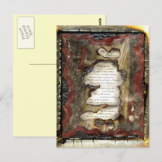 Mijn biecht briefkaart (Voorkant / Achterkant)