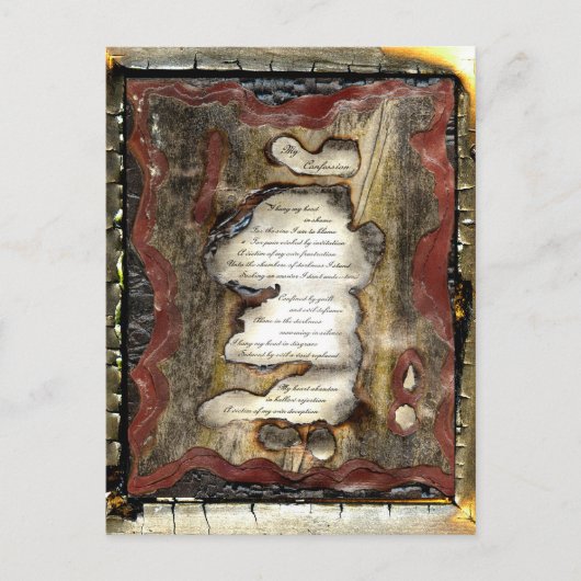 Mijn biecht briefkaart (Voorkant)