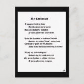 Mijn biecht briefkaart (Voorkant)
