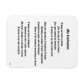 Mijn biecht magneet (Horizontaal)