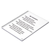 Mijn biecht notitieboek (Linkerzijde)