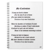 Mijn biecht notitieboek (Voorkant)