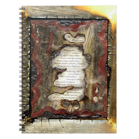 Mijn biecht notitieboek (Voorkant)