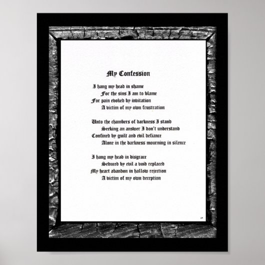 Mijn biecht poster (Voorkant)