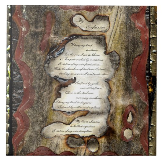 Mijn biecht tegeltje (Voorkant)