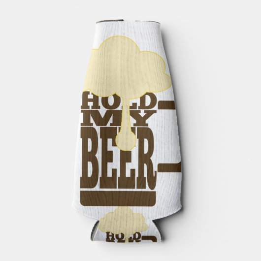 Mijn bier vasthouden flesjeskoeler (Voorkant)