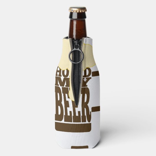 Mijn bier vasthouden flesjeskoeler (Fles Achterkant)