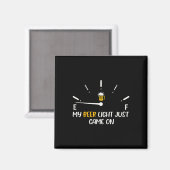 Mijn bierlicht kwam net op bier papa grappig vader magneet (Voorkant / Achterkant)