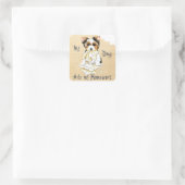 Mijn Biewer Terrier Ate mijn huiswerkplein Sticker (Tas)