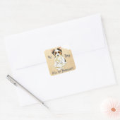 Mijn Biewer Terrier Ate mijn huiswerkplein Sticker (Envelop)