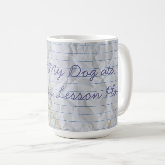 Mijn Biewer Terrier Ate mijn Mok met het Lesson Pl (Voorkant rechts)