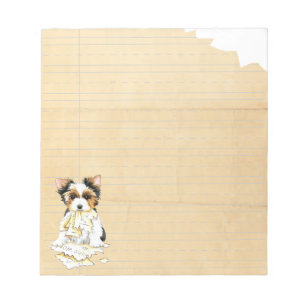 Mijn Biewer Terrier Ate Mijn thuiswerk Notitieblok