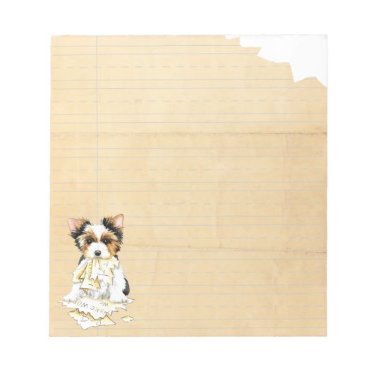 Mijn Biewer Terrier Ate Mijn thuiswerk Notitieblok (Voorkant)