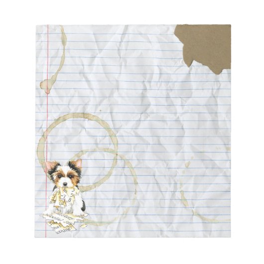 Mijn Biewer Terrier Ate My Lesson Plan Notitieblok (Voorkant)