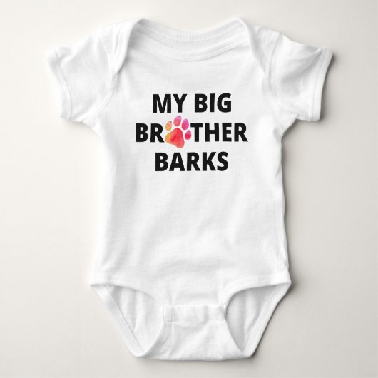 Mijn Big Brother Barks Romper (Voorkant)