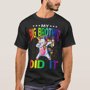 Mijn Big Brother deed het Afstuderen Gecorduleerd T-shirt