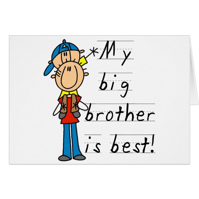 Mijn Big Brother is beste T-shirts en cadeautjes (Voorkant Horizontaal)