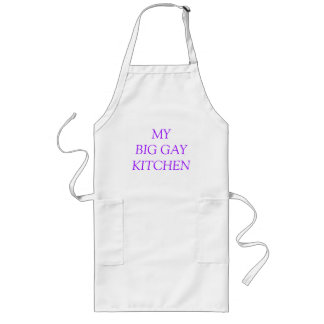 Mijn Big Gay Kitchen apron Lang Schort