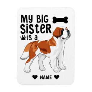 Mijn Big Sister is een Sint Bernard Magneet