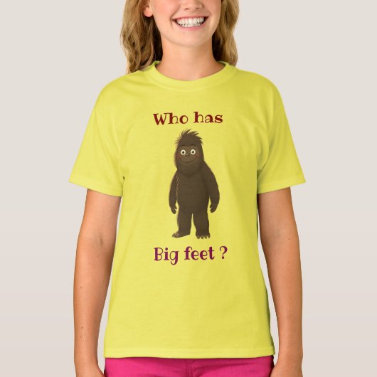 Mijn bigfoot t-shirt (Voorkant)
