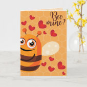 Mijn Bij? Grappige Valentijnkaart Kaart (Gele Bloem)