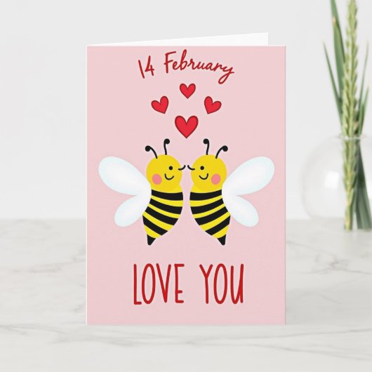 Mijn Bij Liefde Kaart (Voorkant)