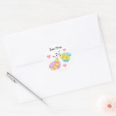 Mijn Bij Ronde Sticker (Envelop)
